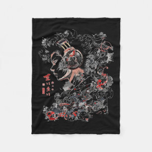 Couverture Polaire Anime Manga Graphisme casque Art Anime