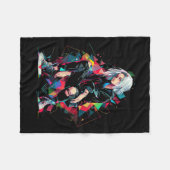 Couverture Polaire Anime Manga Graphisme Polygone Art Anime (Devant (Horizontal))