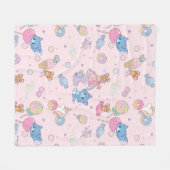 Couverture Polaire Anime Tom, Jerry et Tuffy Candyland Motif (Devant (Horizontal))