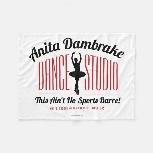 Couverture Polaire Anita Damfrein Dance Studio (Devant (Horizontal))