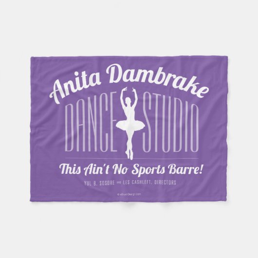 Couverture Polaire Anita Damfrein Dance Studio (Devant (Horizontal))