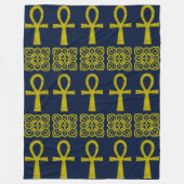 Couverture Polaire Ankh jaune (Devant)