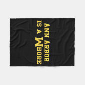 Couverture Polaire Ann Arbor Is A Funny Sarcasm Saying  (Devant (Horizontal))
