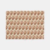 Couverture Polaire Anneaux d'oignon frits Junk Fast Food Foodie (Devant (Horizontal))