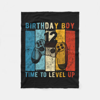 Couverture Polaire Année Anniversaire Garçon 12 Temps Pour Niveau Jus