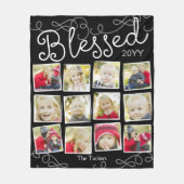 Couverture Polaire Année bénie en images 12 Collage photo noir (Devant)