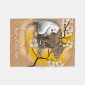 Couverture Polaire Année chinoise de zodiaque du rat (Devant (Horizontal))