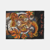 Couverture Polaire Année chinoise du tigre (Devant (Horizontal))