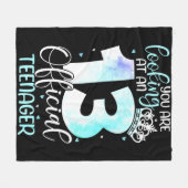 Couverture Polaire Anniversaire 13 Ans Filles Mignonnes Adolescente O (Devant (Horizontal))