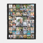 Couverture Polaire Anniversaire 55 Photo Collage AWESOME DEPUIS L'Ann (Devant)