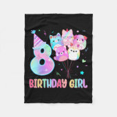 Couverture Polaire Anniversaire 8e Anniversaire Squad Mallow Gir (Devant)
