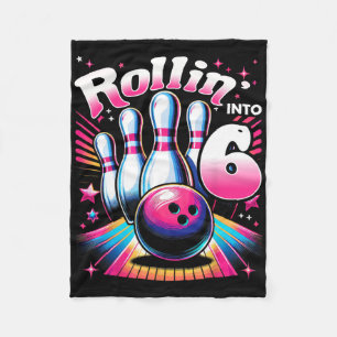 Couverture Polaire Anniversaire Bowling Roulant Dans 6 Fête Anniversa