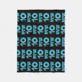 Couverture Polaire Anniversaire de enfant 10 ans 10e anniversaire fil (Devant)