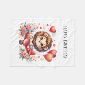Couverture Polaire Anniversaire de Lion Volant (Devant (Horizontal))