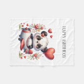 Couverture Polaire Anniversaire de Panda Pilote (Devant (Horizontal))