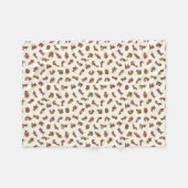 Couverture Polaire Anniversaire de teckel (Devant (Horizontal))