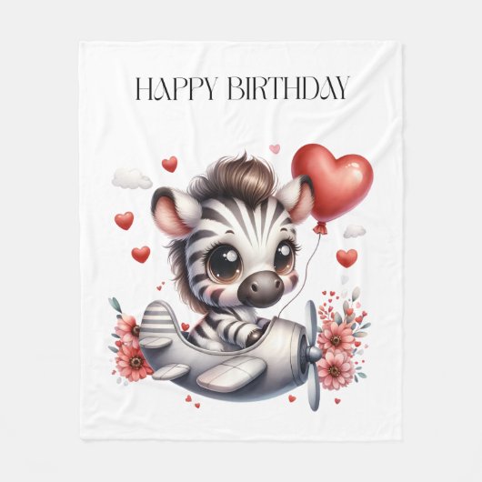 Couverture Polaire Anniversaire de Zebra Pilot (Devant)