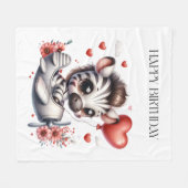 Couverture Polaire Anniversaire de Zebra Pilot (Devant (Horizontal))