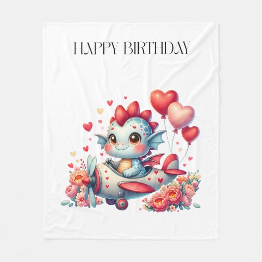 Couverture Polaire Anniversaire du pilote de dragon (Devant)