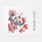 Couverture Polaire Anniversaire du pilote de dragon (Devant (Horizontal))