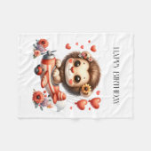 Couverture Polaire Anniversaire Lion Pilote (Devant (Horizontal))