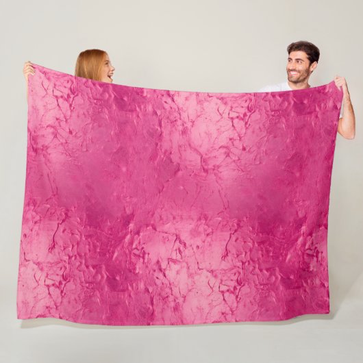 Couverture Polaire Anniversaire Rose Chic Glamour Féminin (En situation)