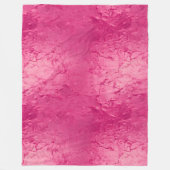 Couverture Polaire Anniversaire Rose Chic Glamour Féminin (Devant)