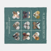 Couverture Polaire Anniversaire Tic Tac Ensemble Modèle photo (Devant (Horizontal))