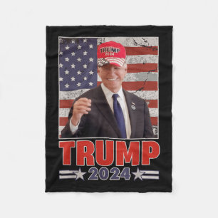 Couverture Polaire Anti Joe Biden Funny Conservateur Donald Trump 2