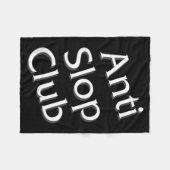 Couverture Polaire Anti Slop Club Artificial Intelligence Ai Llm Desi (Devant (Horizontal))