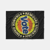 Couverture Polaire Anti-trump Vote Detergent Funny Gifts  (Devant (Horizontal))