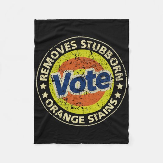 Couverture Polaire Anti-trump Vote Detergent Funny Gifts  (Devant)
