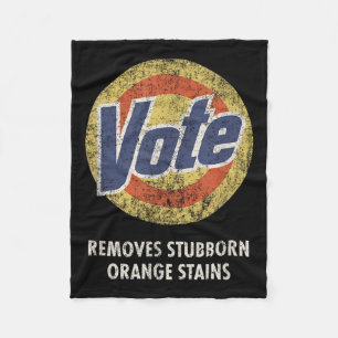 Couverture Polaire Anti-Trump Vote Lessive Détergent Drôle Vintage