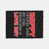 Couverture Polaire Anti Valentines Day Anti Love Valentine Hate Sing  (Devant (Horizontal))