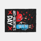 Couverture Polaire Anti Valentines Day Valentines Day Arrows Single  (Devant (Horizontal))