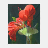 Couverture Polaire "Anticipation de la peinture de mite de Luna de (Devant)