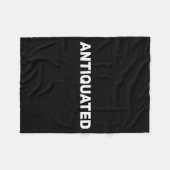 Couverture Polaire Antiquated Negative Word  (Devant (Horizontal))