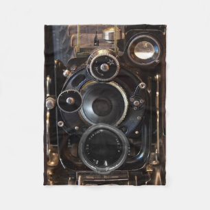 Couverture Polaire Antique Caméra Photographie Vintage Lens Film