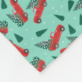 Couverture Polaire Antique Camion Camion Arbre de Noël Pattren (Coin)