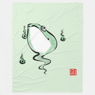 Couverture Polaire Antique Origine Histoire Grumpy Frog Japonais Toad