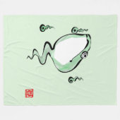 Couverture Polaire Antique Origine Histoire Grumpy Frog Japonais Toad (Devant (Horizontal))