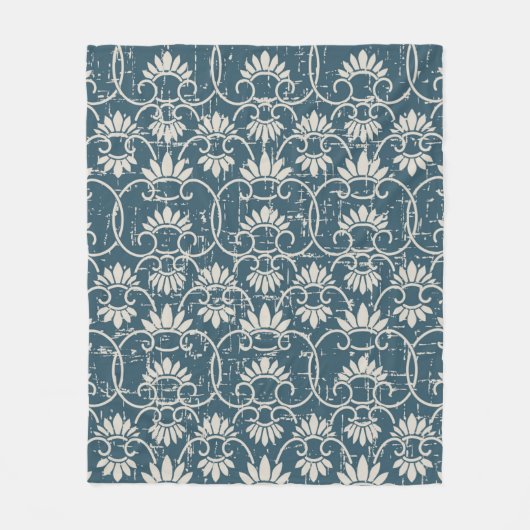 Couverture Polaire Antique Rétro sans charme rétro usé arrière - plan (Devant)