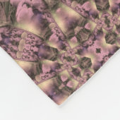 Couverture Polaire Antiquité rose victorienne (Coin)