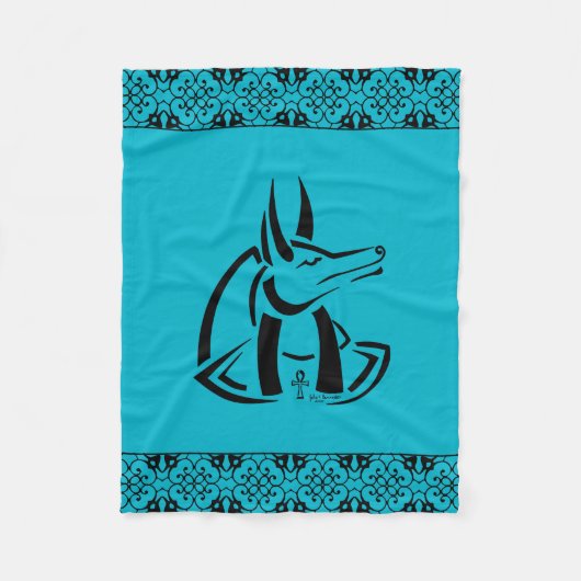 Couverture Polaire Anubis (Noir) (Devant)