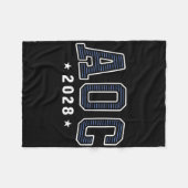 Couverture Polaire Aoc 2028 Simple Preppy Varsity (Devant (Horizontal))