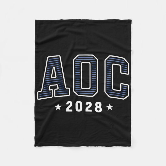 Couverture Polaire Aoc 2028 Simple Preppy Varsity (Devant)