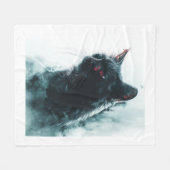 Couverture Polaire Apocalypse de chat Zombie (Devant (Horizontal))