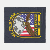Couverture Polaire Apollo 11 Lune Landing 50e Anniversaire nouveauté (Devant (Horizontal))