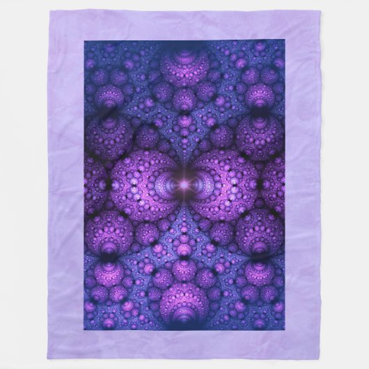 Couverture Polaire Apophyse fractale - Fusion d'atomes (Devant)
