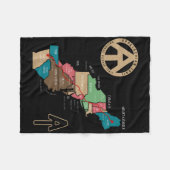 Couverture Polaire Appalachian Trail Hiking Map (Devant (Horizontal))